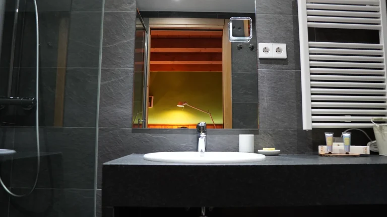Lavabo del bany de l'habitació 4